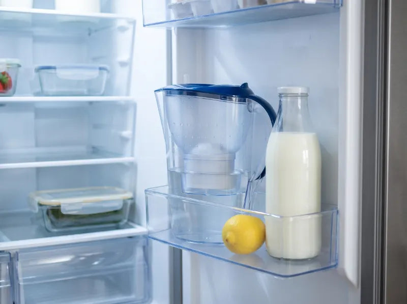 Filtered water doesn't stay fresh in a jug.